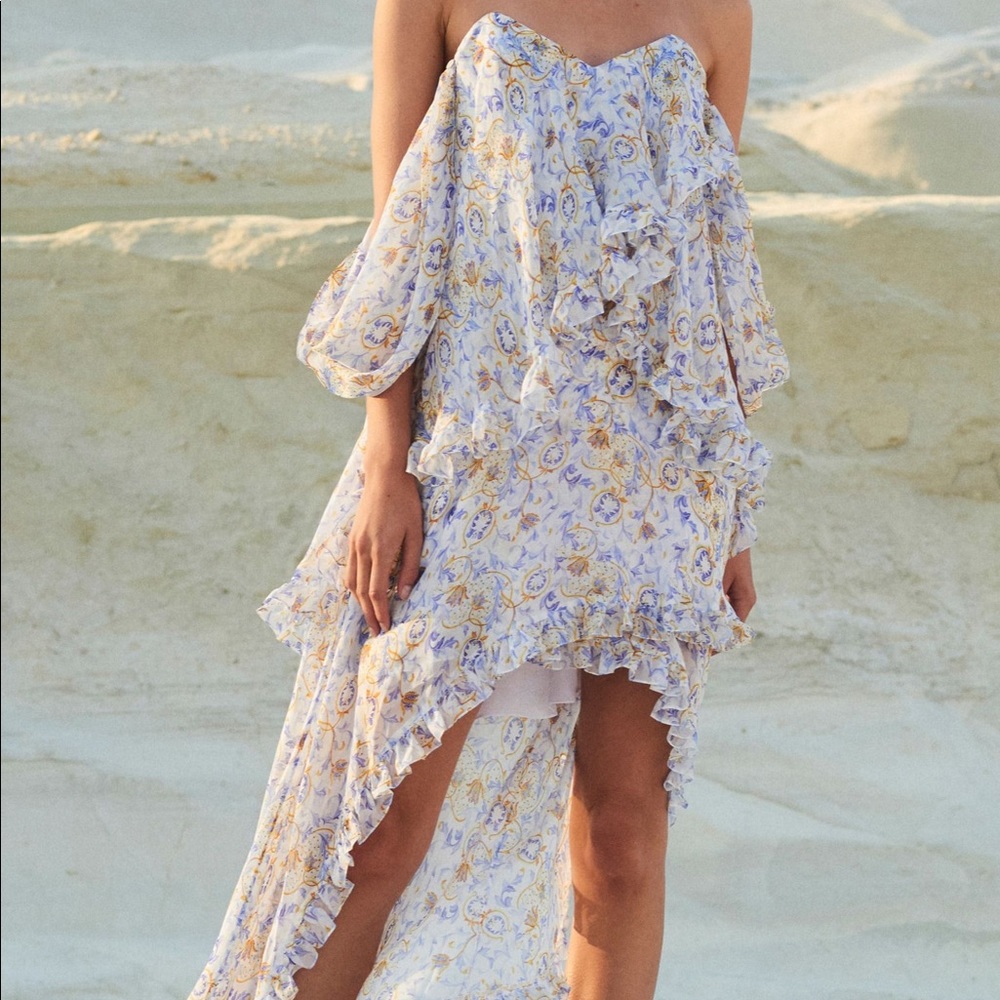 Caroline Constas Melina Silk Dress